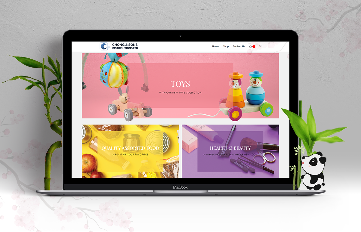 Chong & Sons – E-commerce